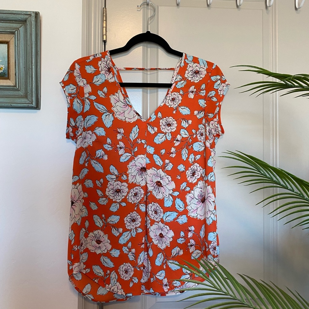 Halogen Women’s Floral Blouse